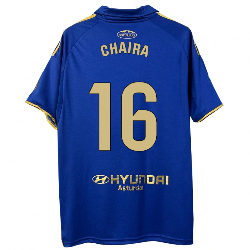 Danxen Women Ilyas Chaira #16 Blue Gold Home Jersey 2025/26 T-Shirt