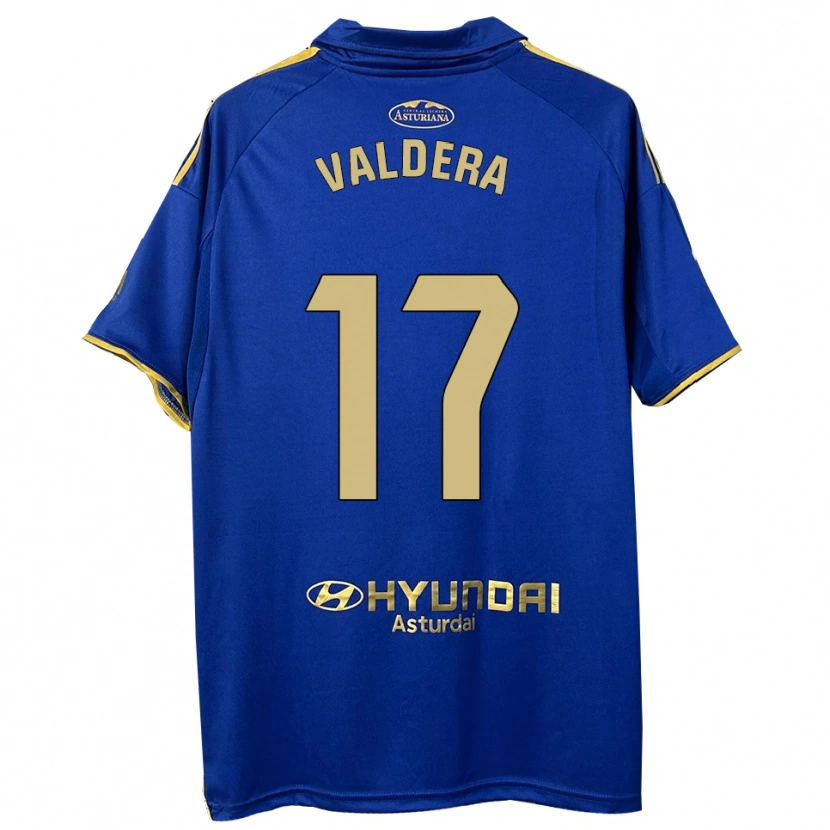 Danxen Women Rubén Valdera #17 Blue Gold Home Jersey 2025/26 T-Shirt
