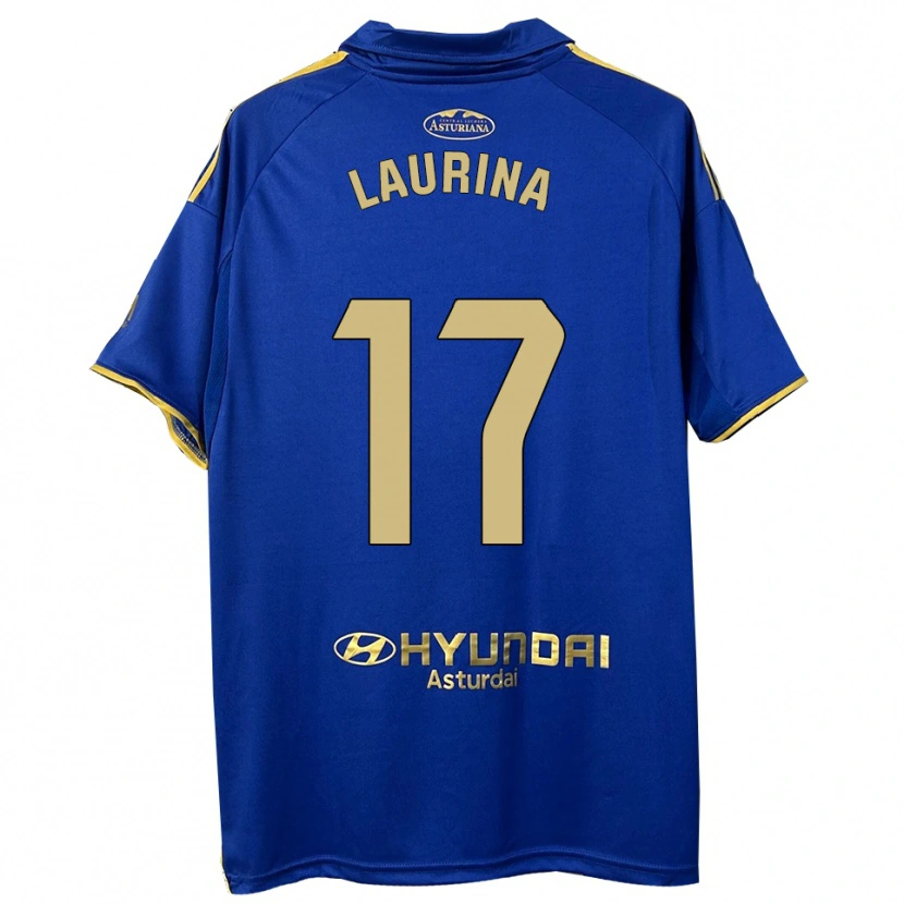 Danxen Women Laura Gutiérrez #17 Blue Gold Home Jersey 2025/26 T-Shirt