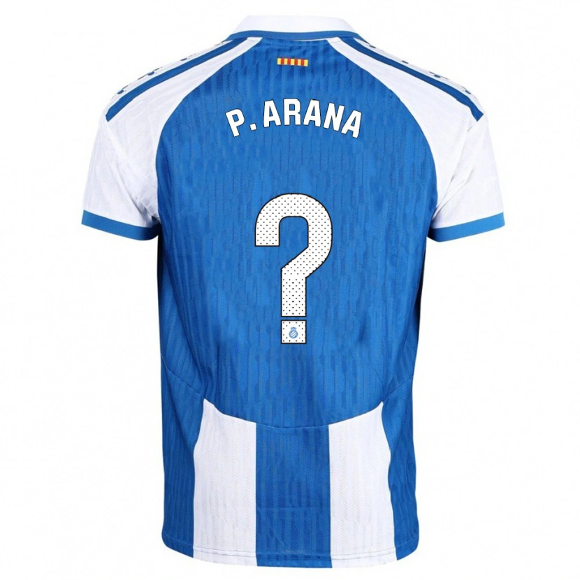 Danxen Women Paula Arana Montes #0 Blue White Home Jersey 2025/26 T-Shirt