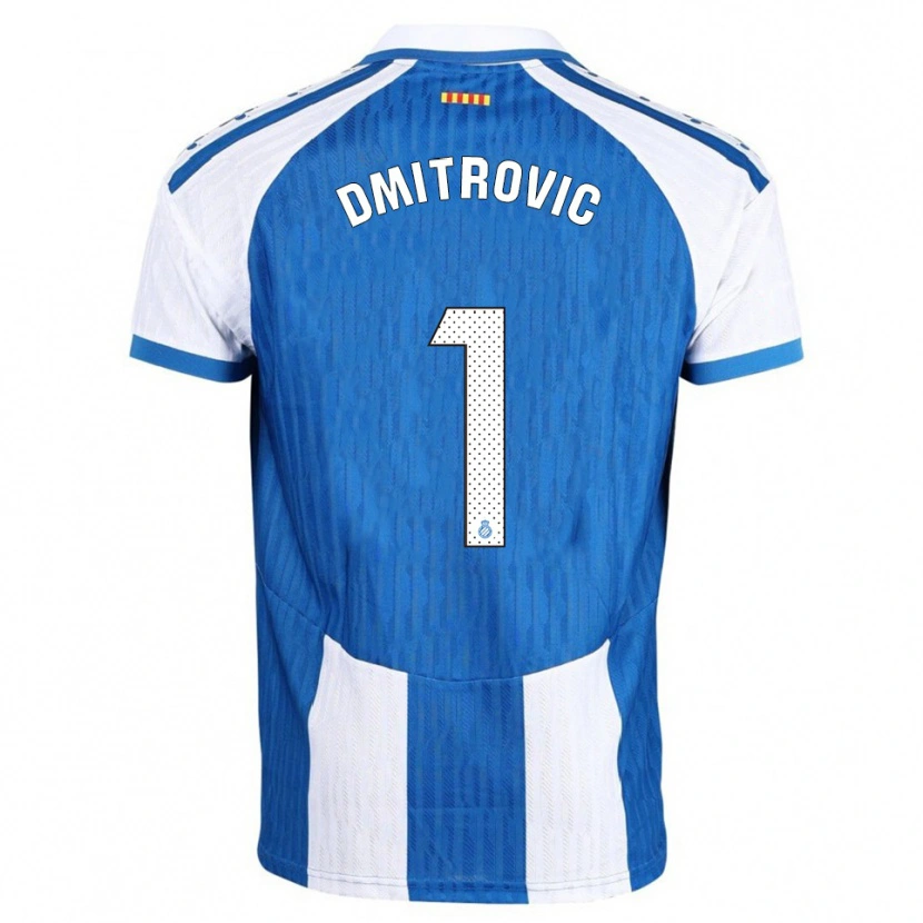 Danxen Women Marko Dmitrovic #1 Blue White Home Jersey 2025/26 T-Shirt