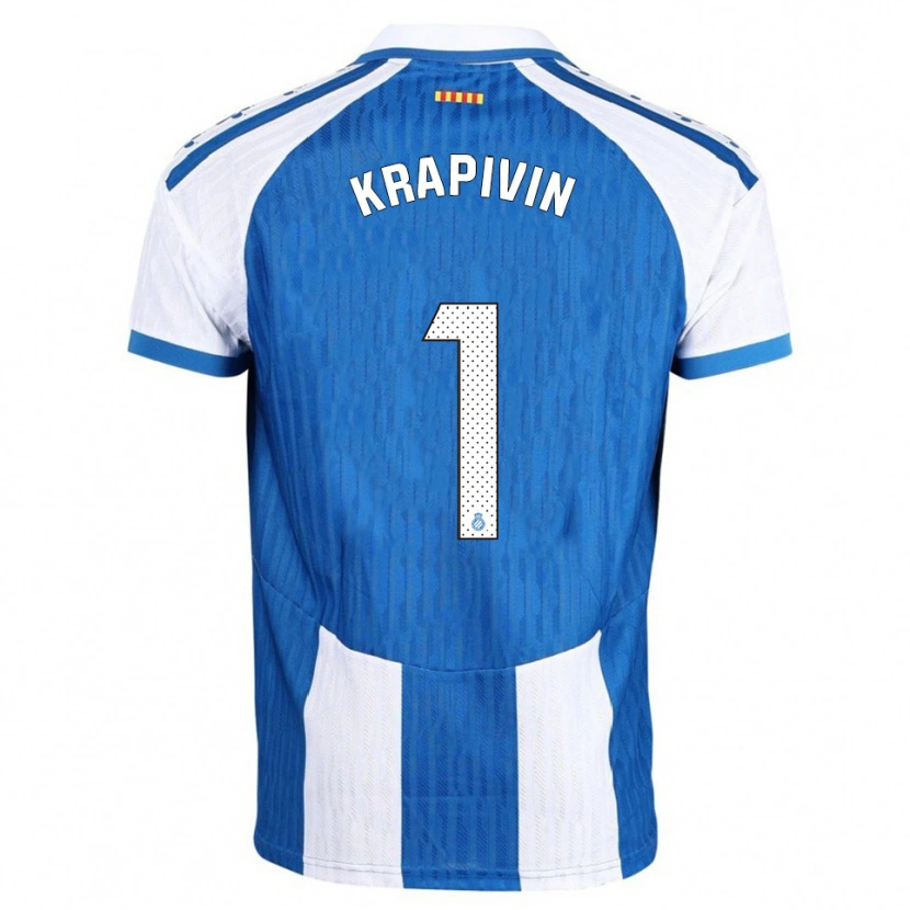 Danxen Women Yegor Krapivin #1 Blue White Home Jersey 2025/26 T-Shirt