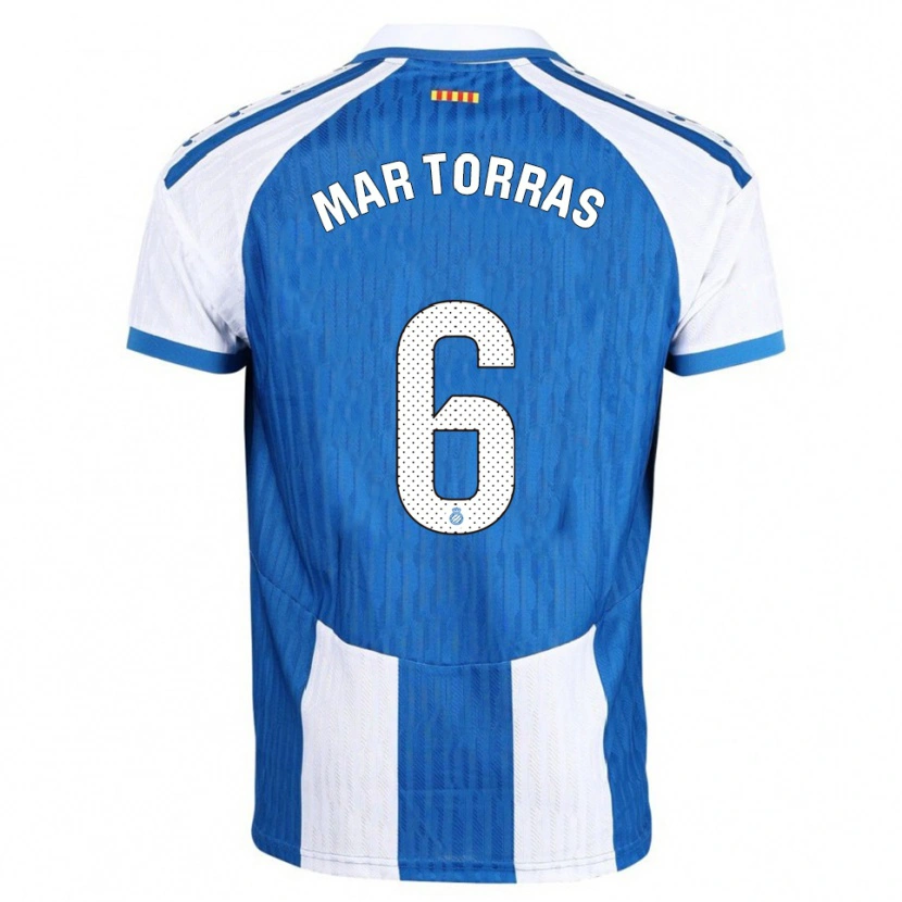 Danxen Women Mar Torrás De Fortuny #6 Blue White Home Jersey 2025/26 T-Shirt