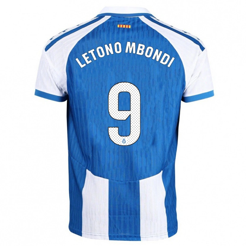 Danxen Women Christ-Emmanuel Letono Mbondi #9 Blue White Home Jersey 2025/26 T-Shirt