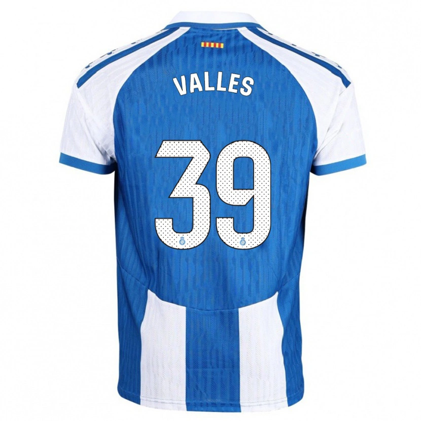 Danxen Women Gastón Valles #39 Blue White Home Jersey 2025/26 T-Shirt
