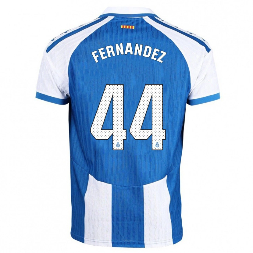 Danxen Women Marcos Fernández #44 Blue White Home Jersey 2025/26 T-Shirt