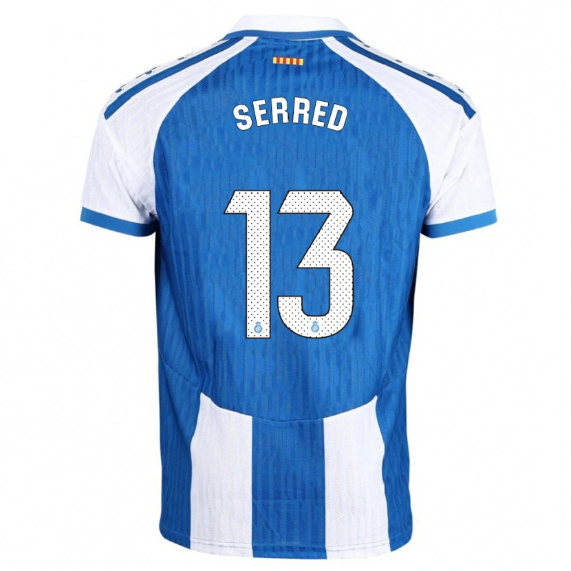 Danxen Women Llorenç Serred #13 Blue White Home Jersey 2025/26 T-Shirt