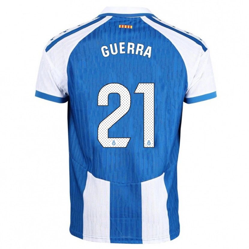 Danxen Women Julia Guerra Peiró #21 Blue White Home Jersey 2025/26 T-Shirt
