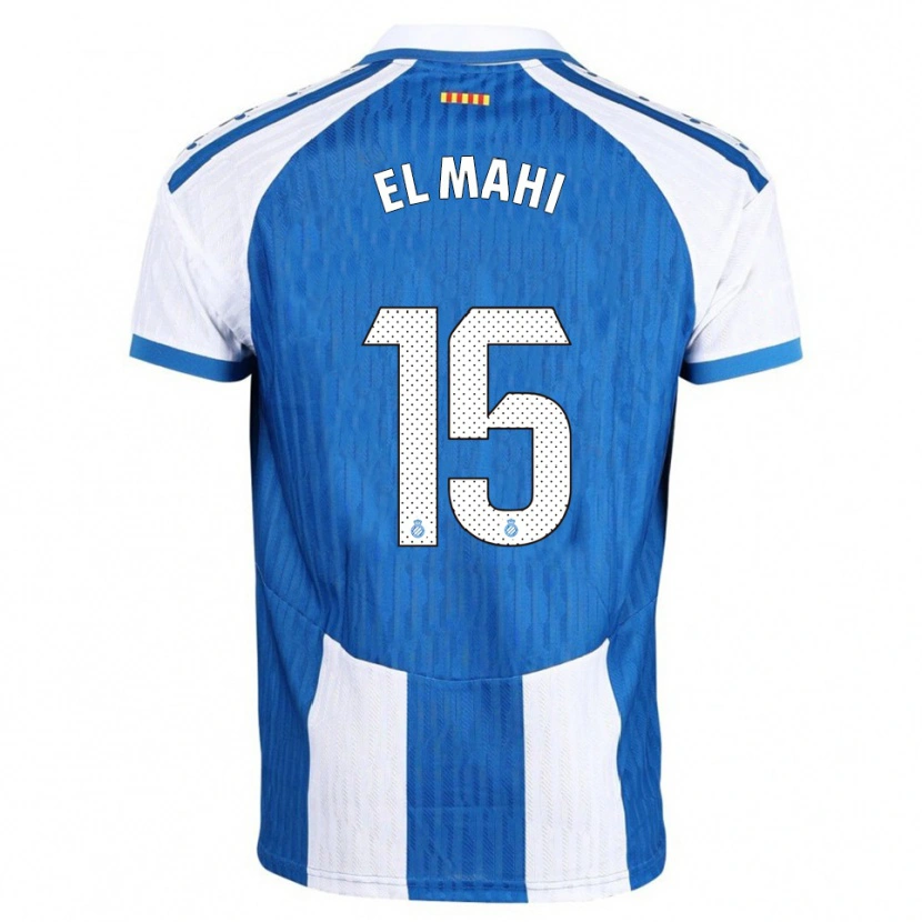 Danxen Women Mohamed El Mahi #15 Blue White Home Jersey 2025/26 T-Shirt