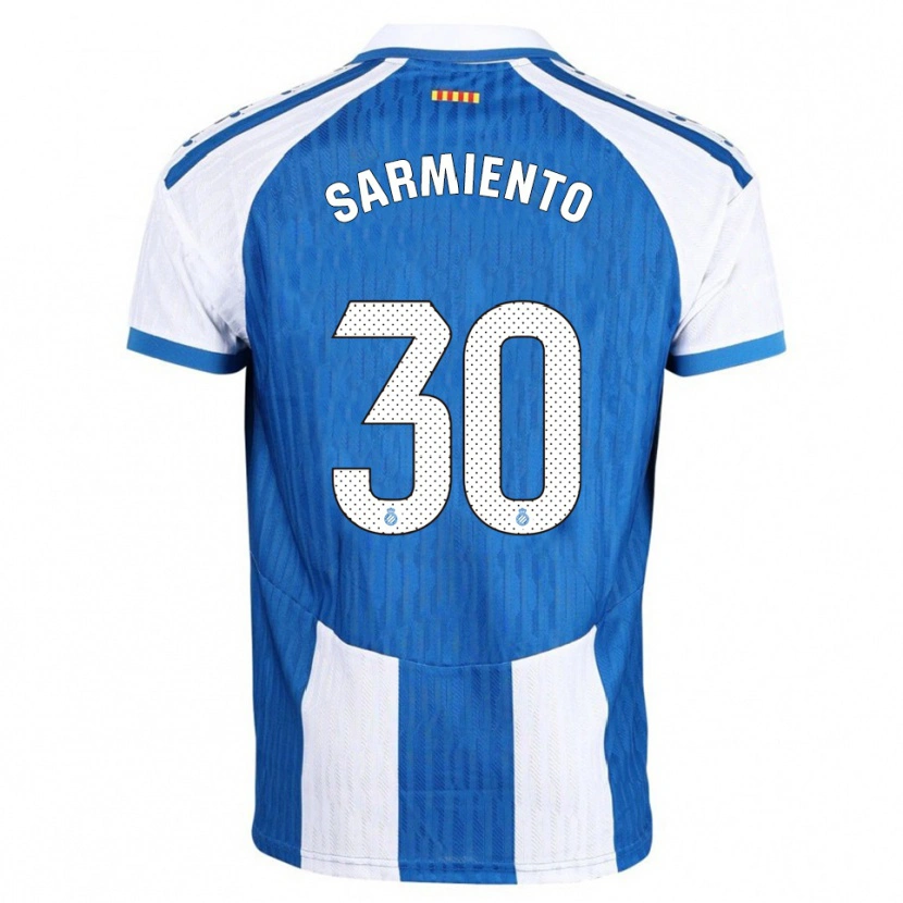 Danxen Women Izan Sarmiento #30 Blue White Home Jersey 2025/26 T-Shirt