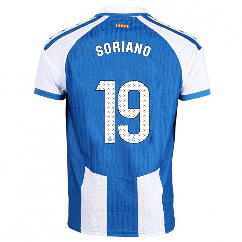 Danxen Women Aarón Soriano #19 Blue White Home Jersey 2025/26 T-Shirt