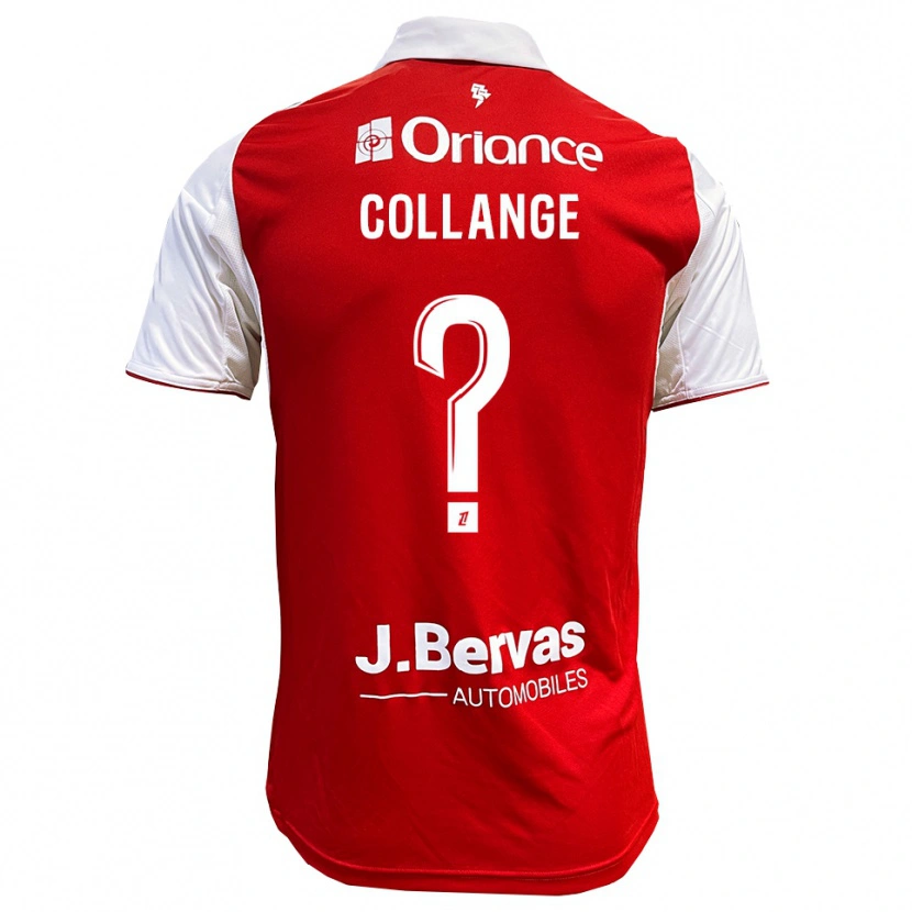 Danxen Women Malorie Collange #0 Red White Home Jersey 2025/26 T-Shirt