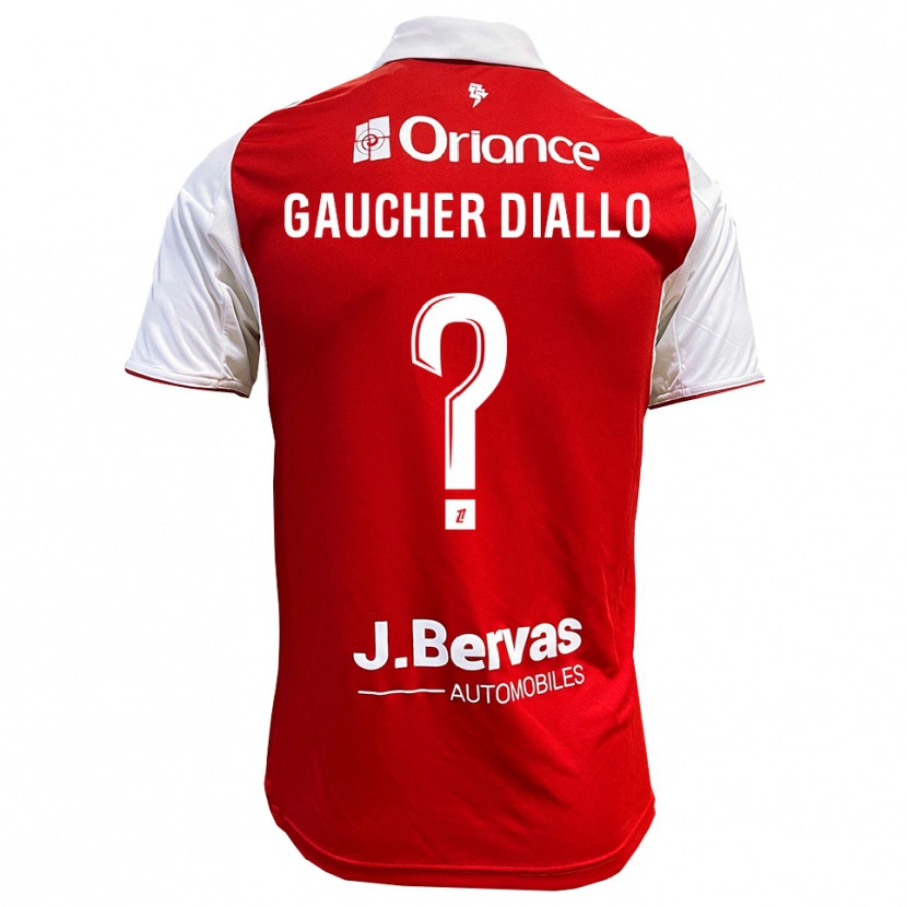 Danxen Women Coumba Gaucher Diallo #0 Red White Home Jersey 2025/26 T-Shirt