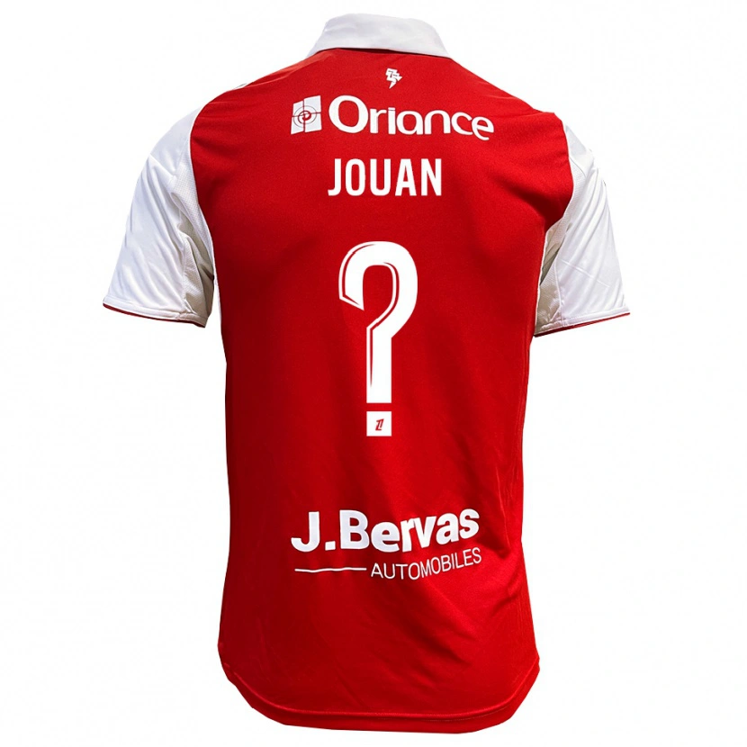 Danxen Women Léonie Jouan #0 Red White Home Jersey 2025/26 T-Shirt