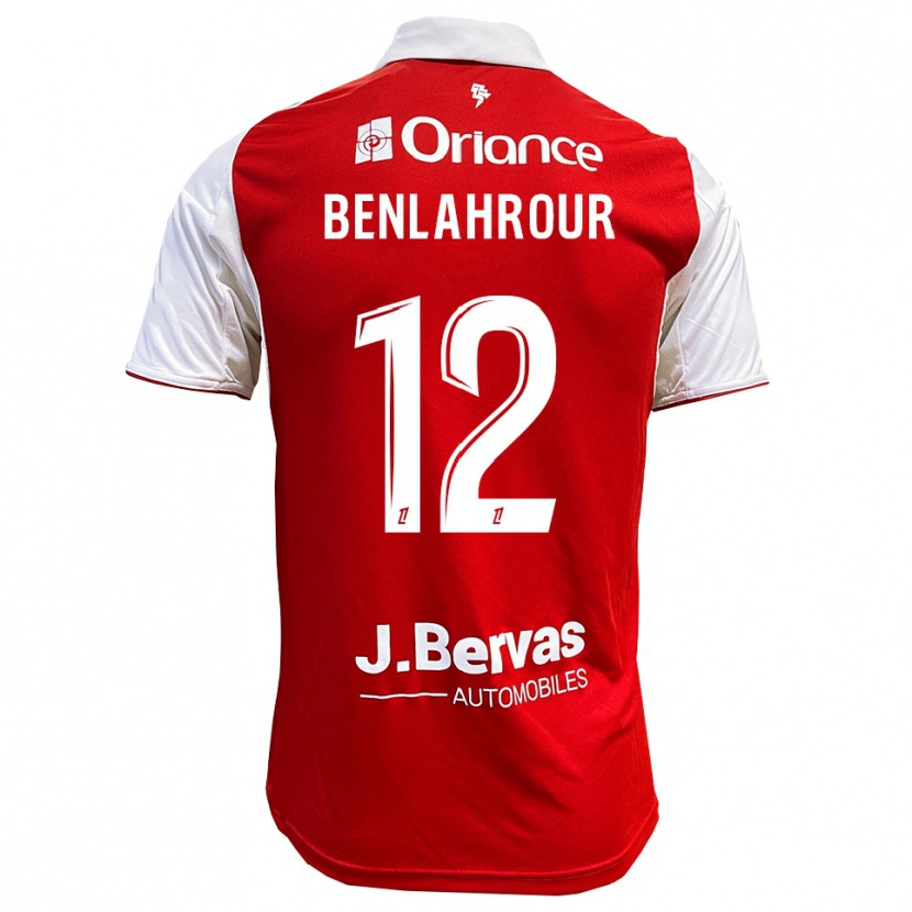 Danxen Women Ilyes Benlahrour #12 Red White Home Jersey 2025/26 T-Shirt