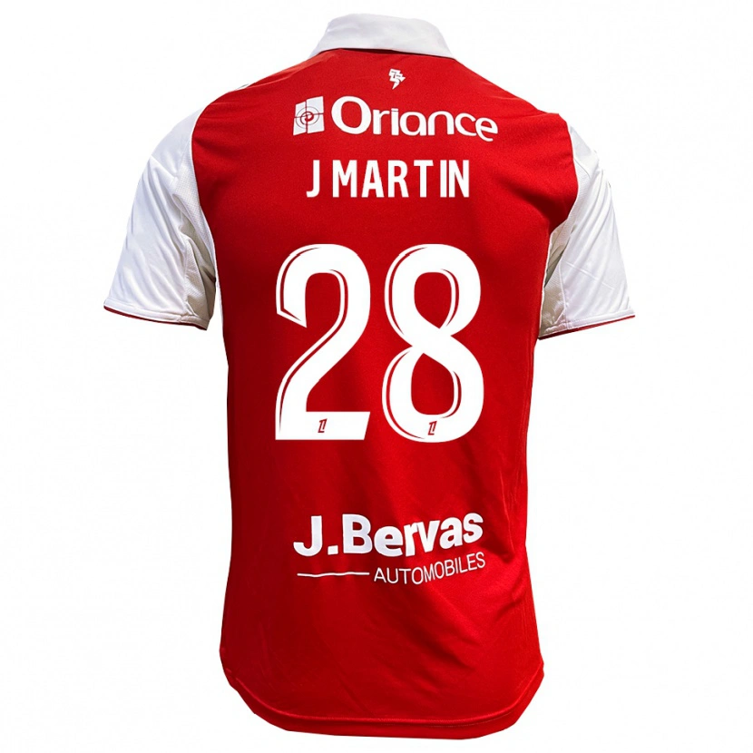 Danxen Women Jonas Martin #28 Red White Home Jersey 2025/26 T-Shirt
