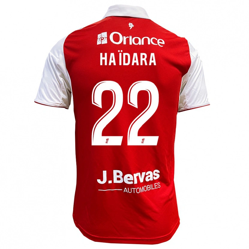 Danxen Women Massadio Haidara #22 Red White Home Jersey 2025/26 T-Shirt
