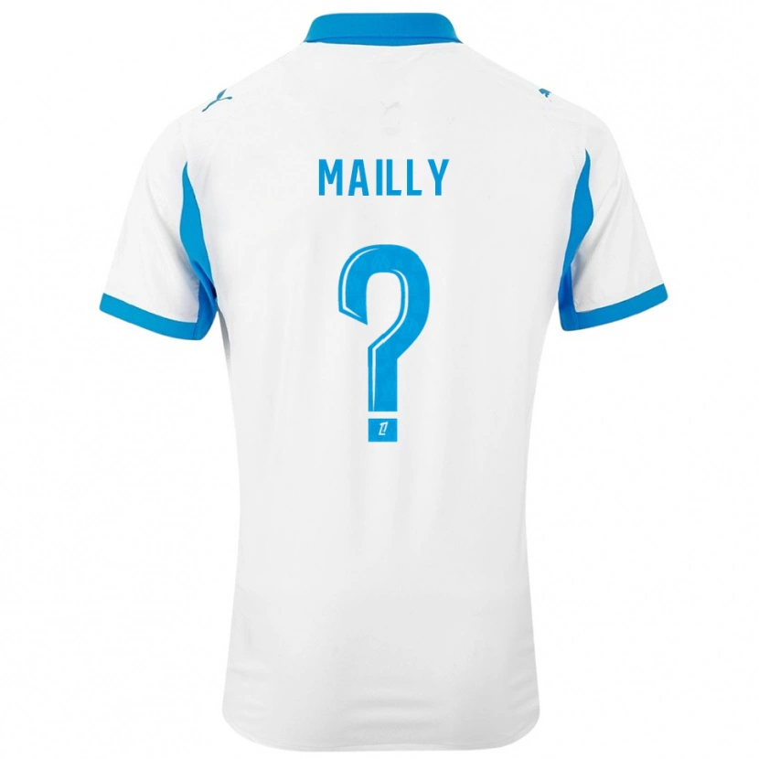 Danxen Women Evan Mailly #0 White Sky Blue Home Jersey 2025/26 T-Shirt