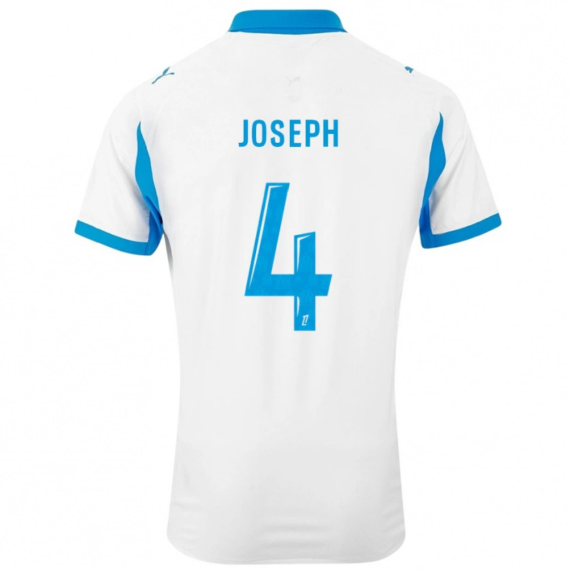 Danxen Women Tabita Joseph #4 White Sky Blue Home Jersey 2025/26 T-Shirt
