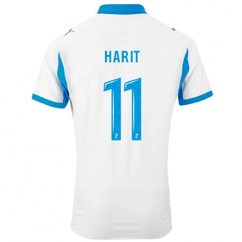 Danxen Women Amine Harit #11 White Sky Blue Home Jersey 2025/26 T-Shirt