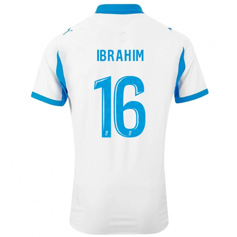 Danxen Women Ayman Ibrahim #16 White Sky Blue Home Jersey 2025/26 T-Shirt