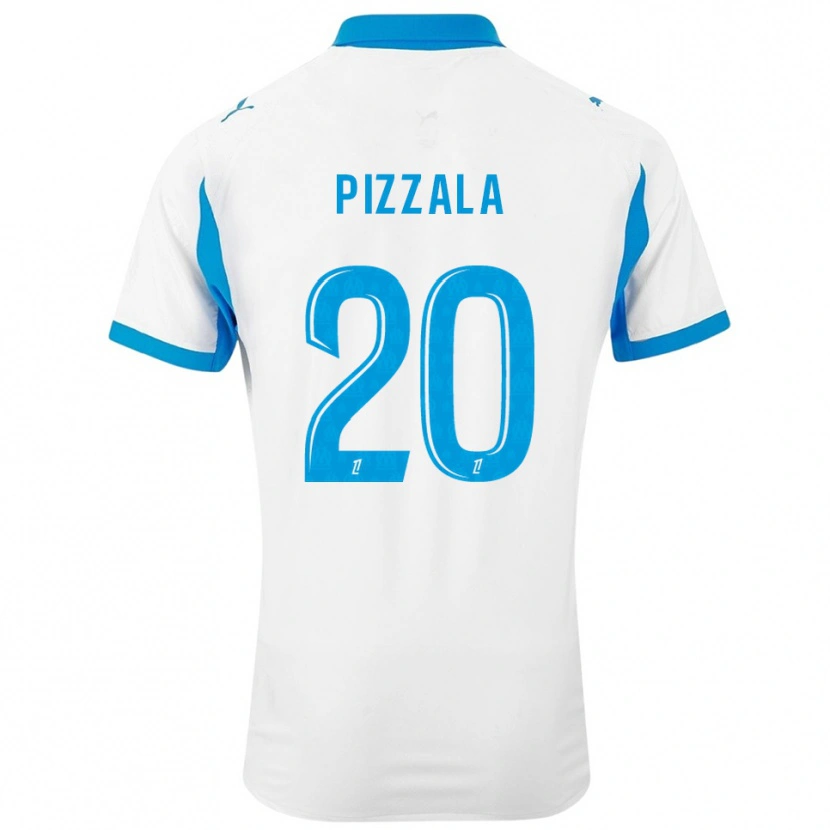 Danxen Women Caroline Pizzala #20 White Sky Blue Home Jersey 2025/26 T-Shirt