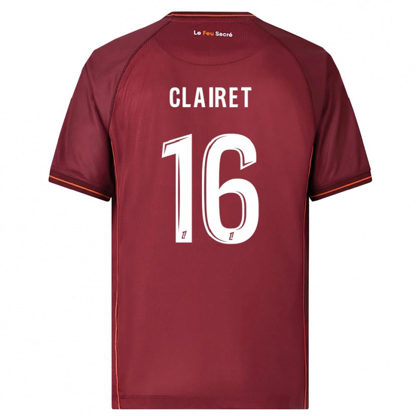 Danxen Women Duncan Clairet #16 Burgundy White Home Jersey 2025/26 T-Shirt