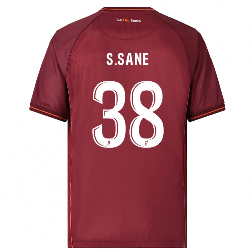 Danxen Women Sadibou Sané #38 Burgundy White Home Jersey 2025/26 T-Shirt
