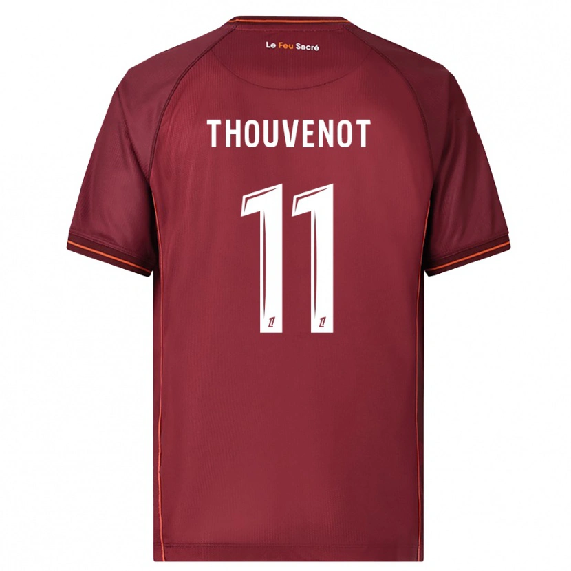 Danxen Women Jules Thouvenot #11 Burgundy White Home Jersey 2025/26 T-Shirt