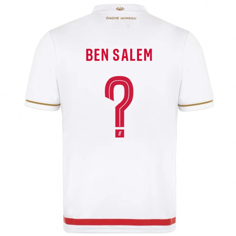 Danxen Women Oualid Ben Salem #0 Red  White Home Jersey 2025/26 T-Shirt
