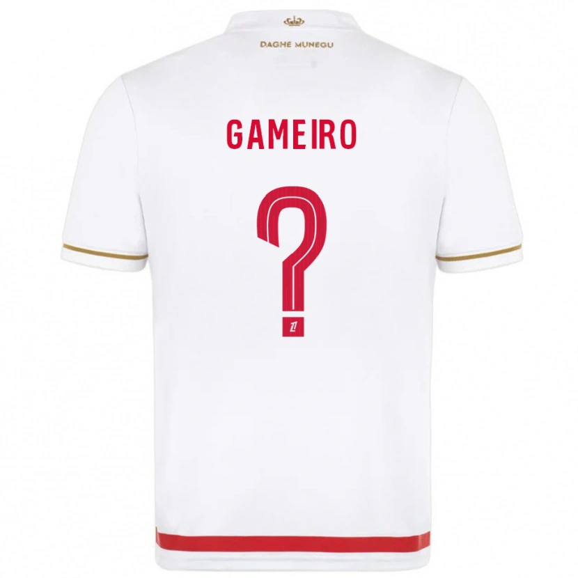 Danxen Women Benoît Gameiro #0 Red  White Home Jersey 2025/26 T-Shirt
