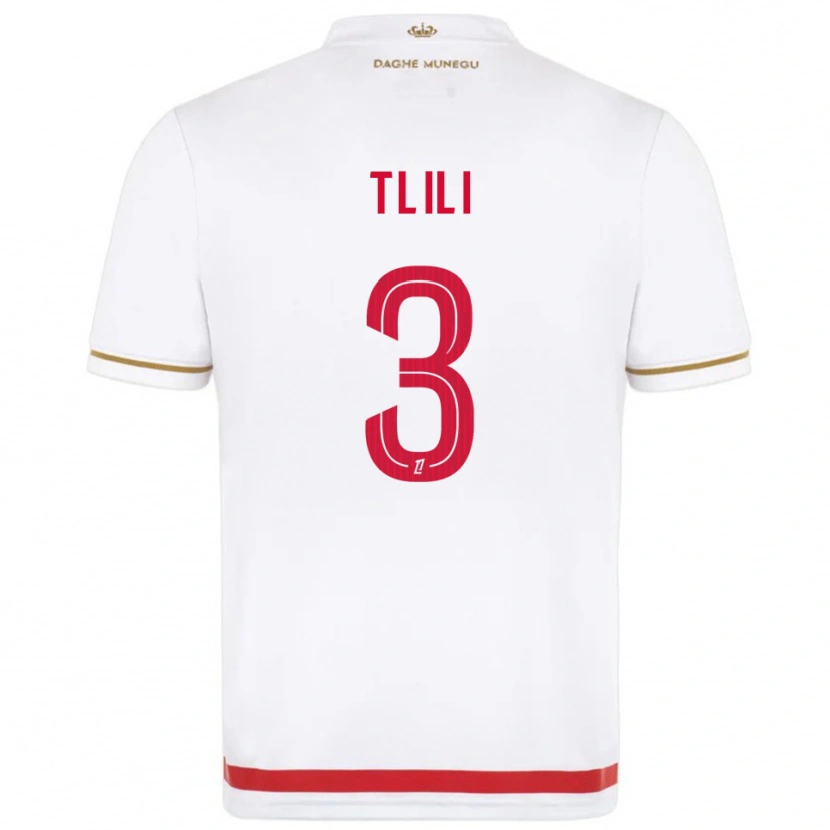 Danxen Women Mehdi Tlili #3 Red  White Home Jersey 2025/26 T-Shirt