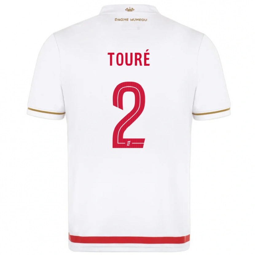 Danxen Women Ilane Touré #2 Red  White Home Jersey 2025/26 T-Shirt