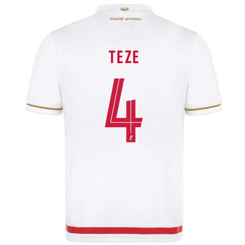 Danxen Women Jordan Teze #4 Red  White Home Jersey 2025/26 T-Shirt