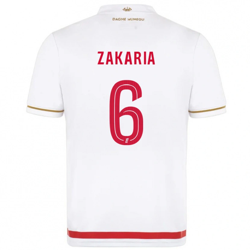 Danxen Women Denis Zakaria #6 Red  White Home Jersey 2025/26 T-Shirt