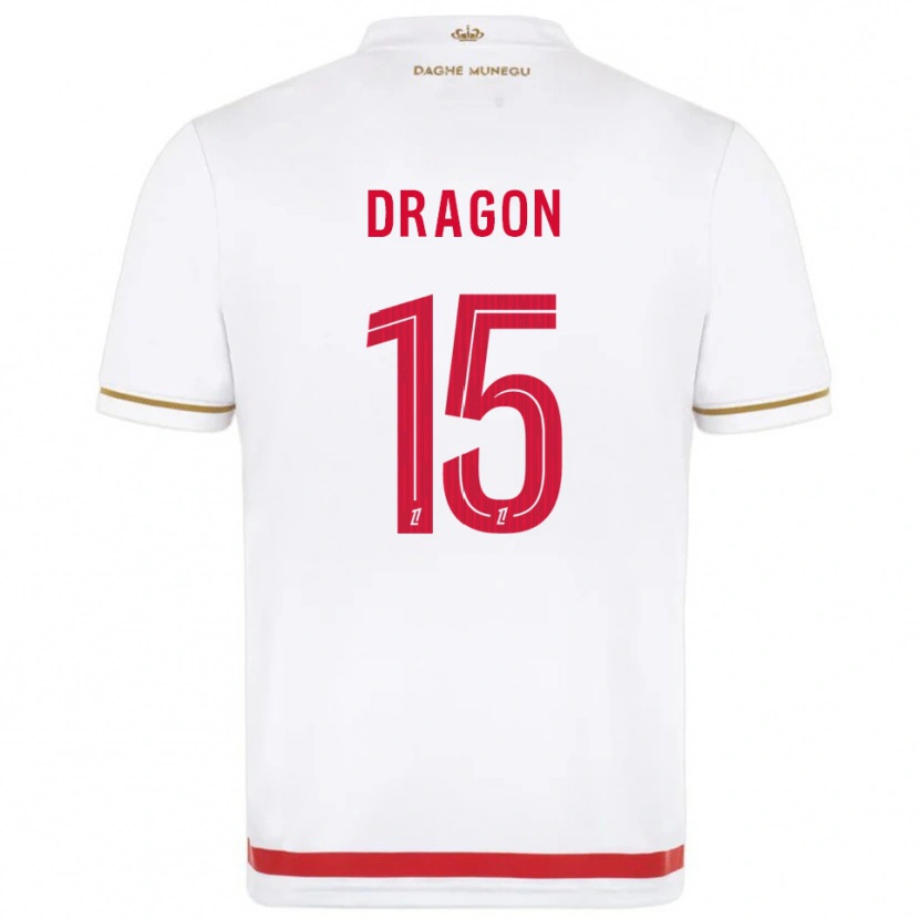 Danxen Women Clément Dragon #15 Red  White Home Jersey 2025/26 T-Shirt