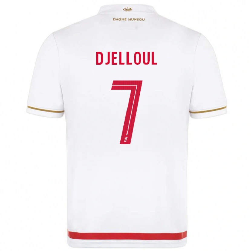 Danxen Women Jassim Djelloul #7 Red  White Home Jersey 2025/26 T-Shirt
