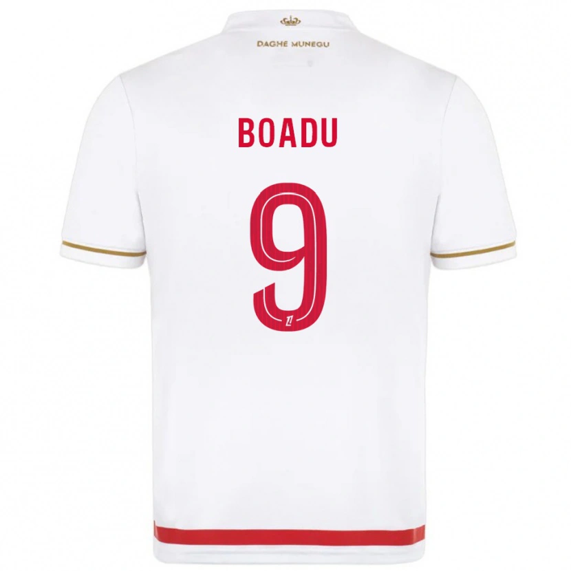 Danxen Women Myron Boadu #9 Red  White Home Jersey 2025/26 T-Shirt