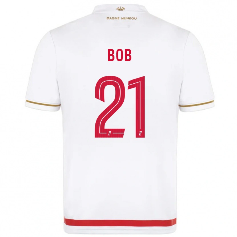 Danxen Women Mohamed Bob #21 Red  White Home Jersey 2025/26 T-Shirt