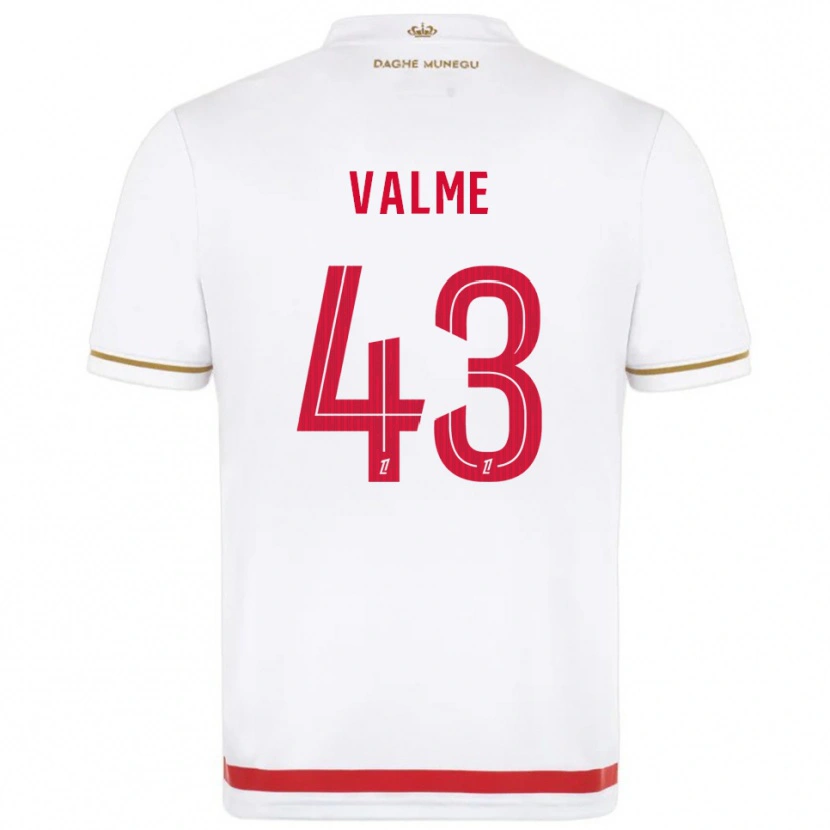 Danxen Women Ritchy Valme #43 Red  White Home Jersey 2025/26 T-Shirt