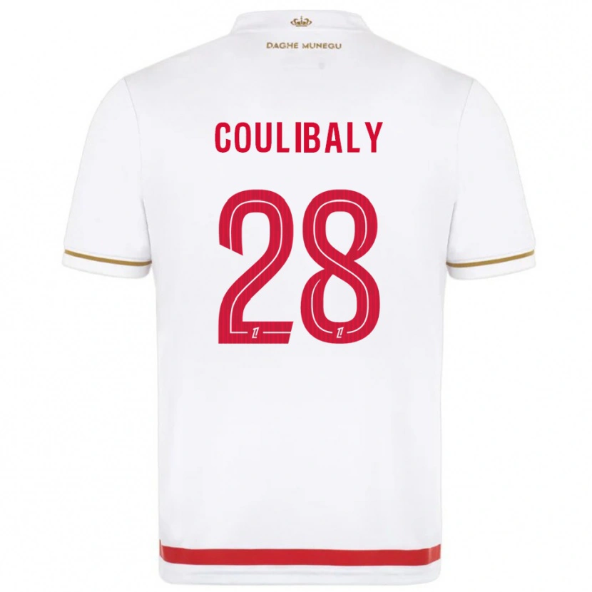 Danxen Women Mamadou Coulibaly #28 Red  White Home Jersey 2025/26 T-Shirt