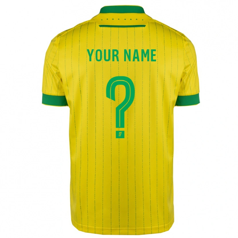 Danxen Women Your Name #0 Yellow Green Home Jersey 2025/26 T-Shirt