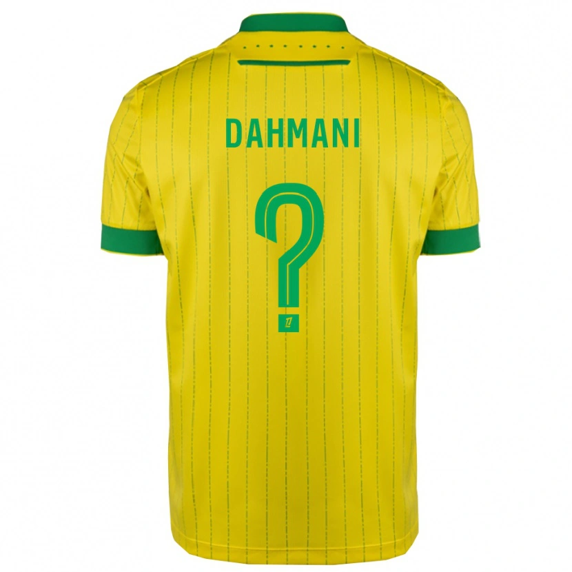 Danxen Women Waël Dahmani #0 Yellow Green Home Jersey 2025/26 T-Shirt