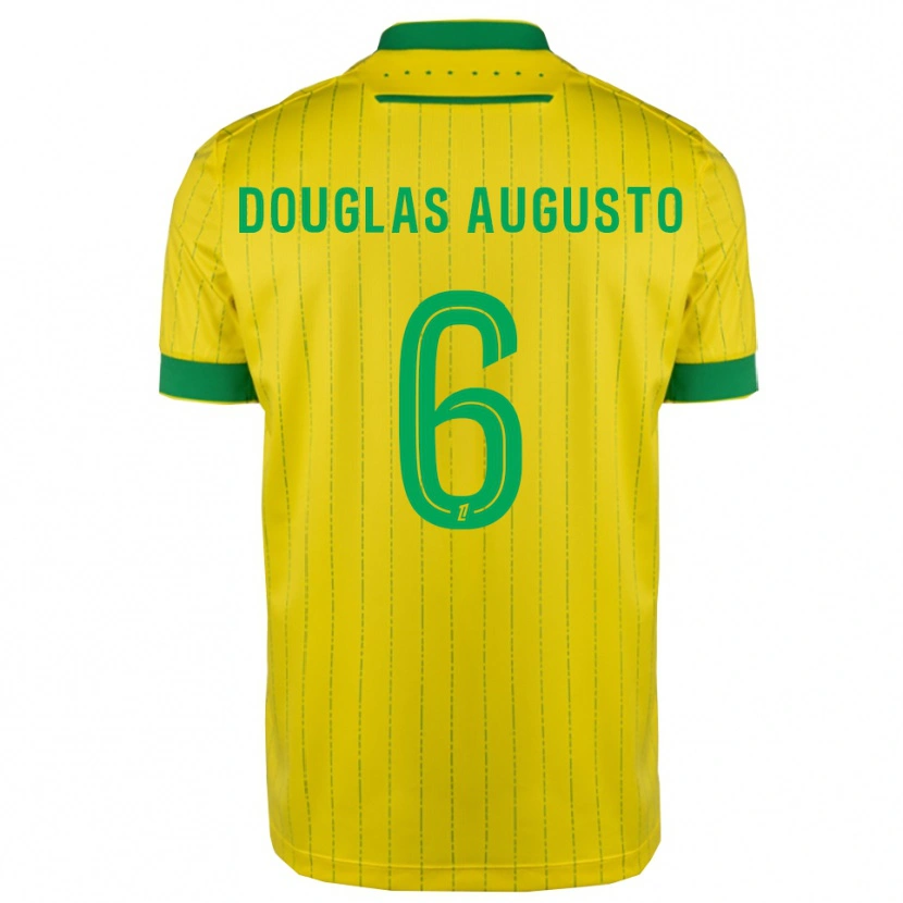 Danxen Women Douglas Augusto #6 Yellow Green Home Jersey 2025/26 T-Shirt