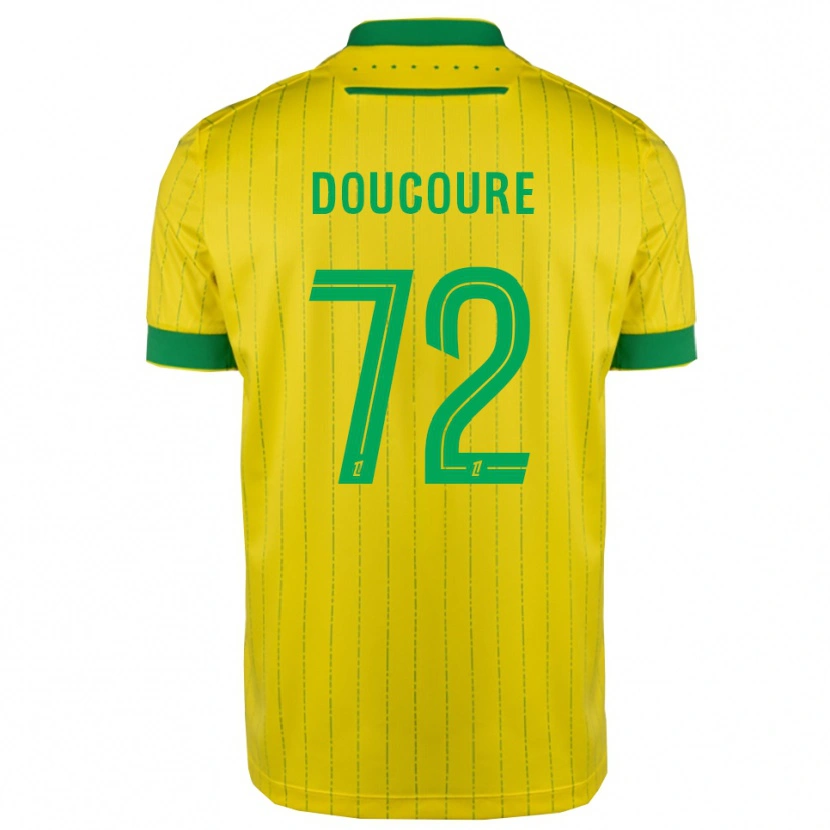 Danxen Women Sékou Doucouré #72 Yellow Green Home Jersey 2025/26 T-Shirt