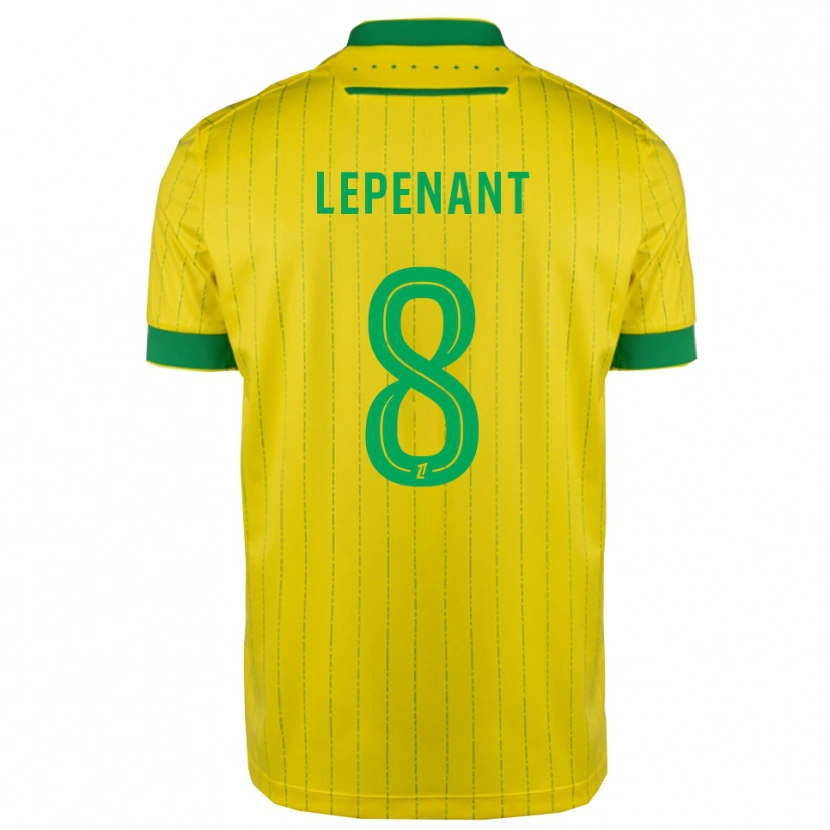 Danxen Women Johann Lepenant #8 Yellow Green Home Jersey 2025/26 T-Shirt