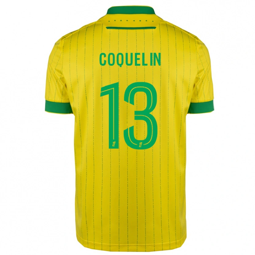 Danxen Women Francis Coquelin #13 Yellow Green Home Jersey 2025/26 T-Shirt