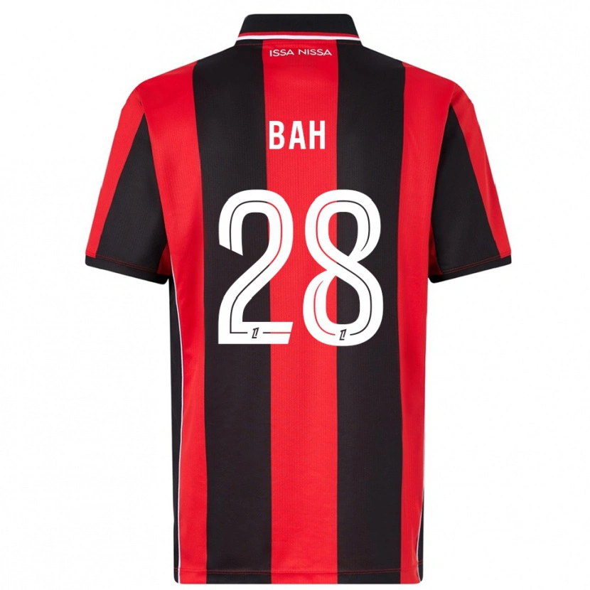 Danxen Women Juma Bah #28 Red Black Home Jersey 2025/26 T-Shirt