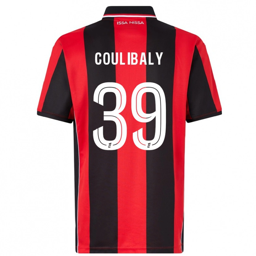 Danxen Women Djibril Coulibaly #39 Red Black Home Jersey 2025/26 T-Shirt