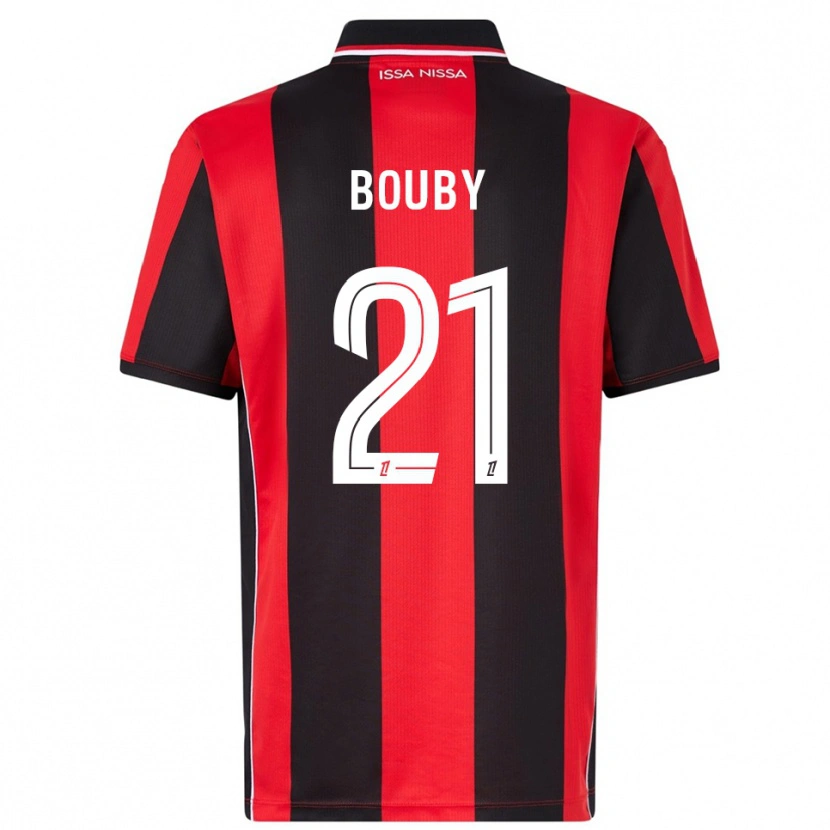 Danxen Women Coline Bouby #21 Red Black Home Jersey 2025/26 T-Shirt